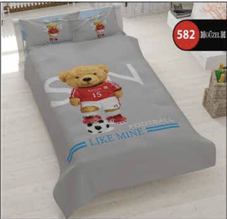 ست روتختی پسرانه سه بعدی گوزل یک نفره کد 582