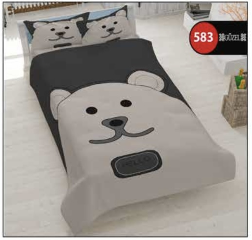 ست روتختی اسپرت سه بعدی گوزل یک نفره کد 583