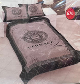 ست روتختی طرح ورساچه سه بعدی گوزل کد 670 یک نفره و دو نفره