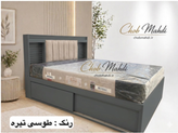تخت دونفره 160 باکس دار مدل اهورا کرکره ای