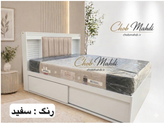 تخت دونفره 160 باکس دار مدل اهورا کرکره ای