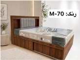 تخت دونفره 160 باکس دار مدل اهورا کرکره ای