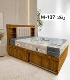 تخت دونفره 160 باکس دار مدل اهورا کرکره ای