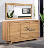 آینه کنسول و میز تلویزیون MDF وکیوم کد 278