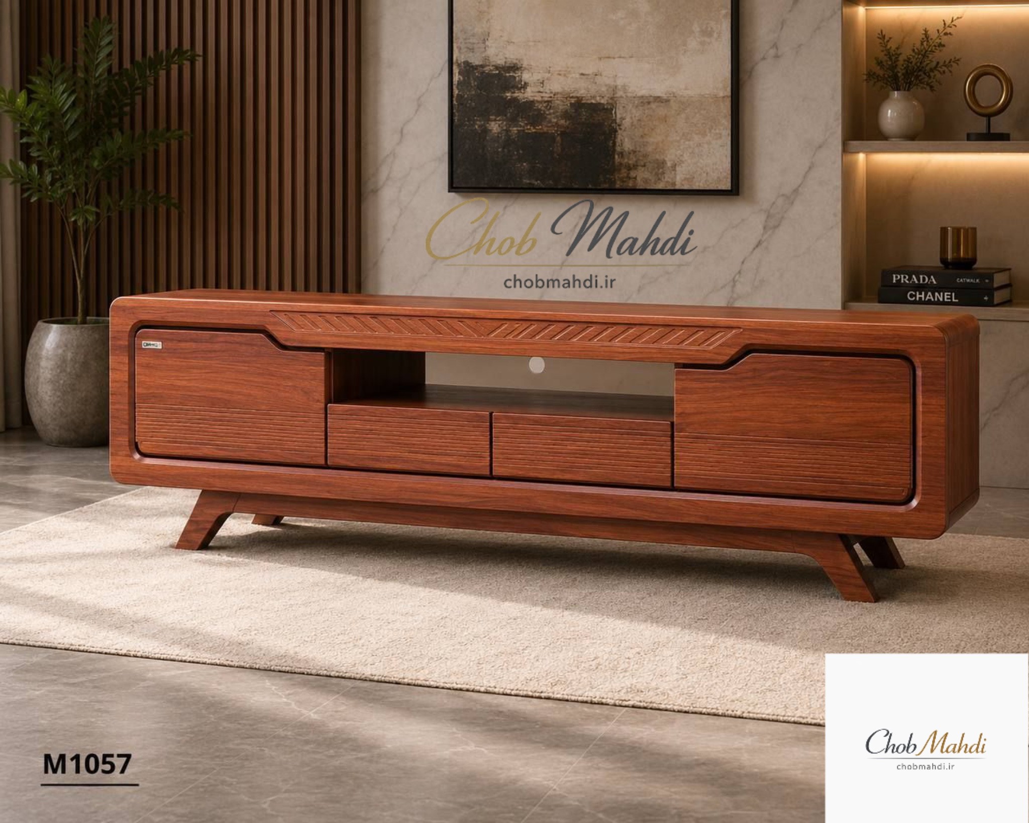 میز تلویزیون 170 MDF وکیوم کد M1057
