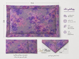 روبالشی دیجیتال 50*70 لبه پاکتی میکرو تنسل رویه گلدار درجه یک (جفت)