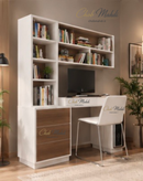 میزتحریر و کتابخانه مدل کیانا (Kiana)